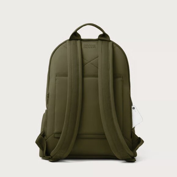 Dagne Dover Dakota Neoprene Backpack in Dark Moss, Large - Picture 4 of 10